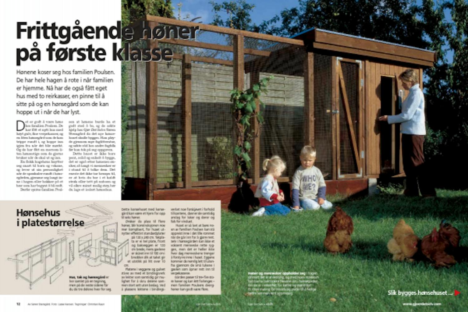 Hønsehus – Bygg et hønsehus i hagen Hønsehus – Bygg et hønsehus i hagen